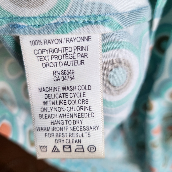 Tommy Bahama Relax Short Sleeve Summer Dress Size S/P - Picture 6 of 7